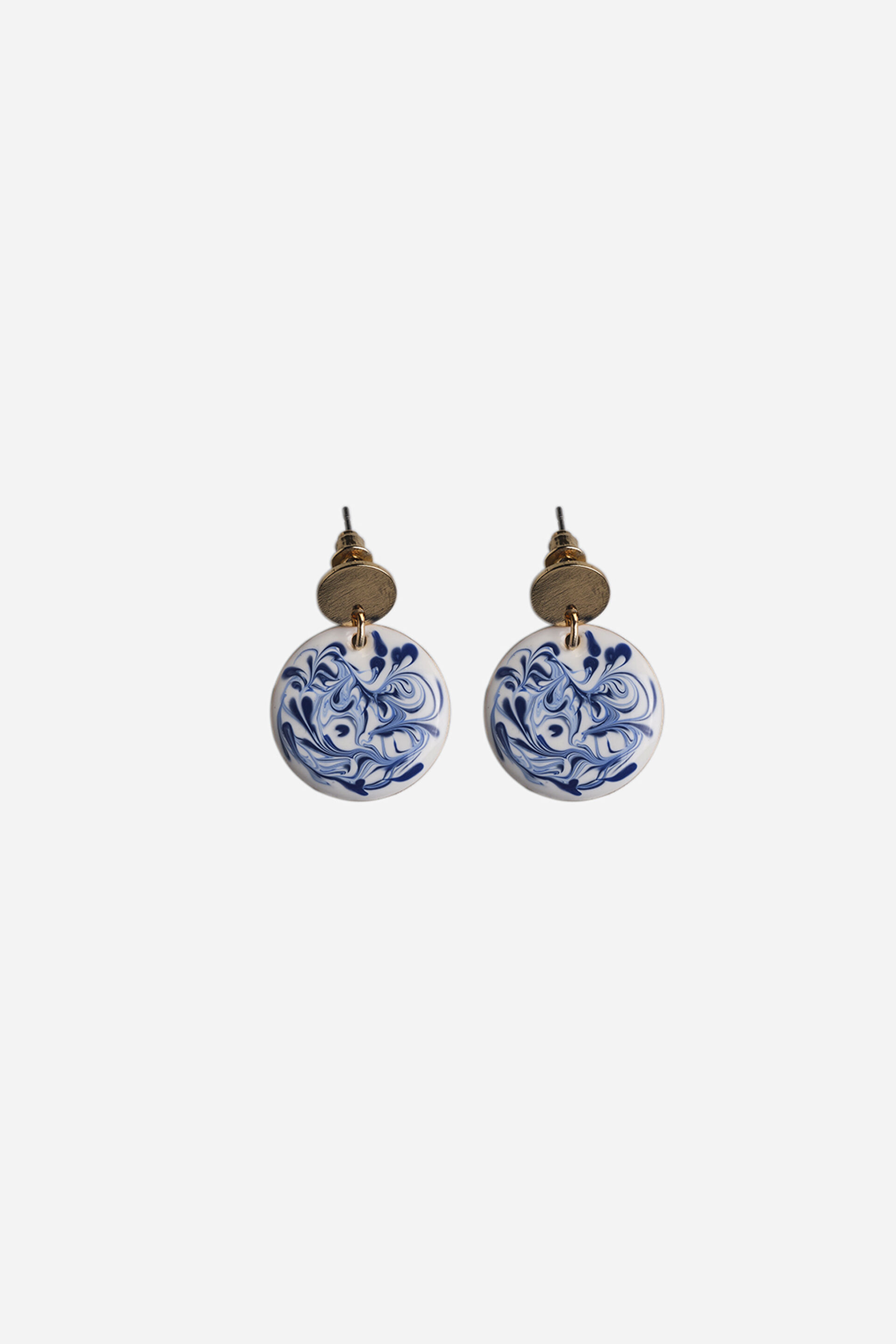 Painterly Disc Earrings, , image 2